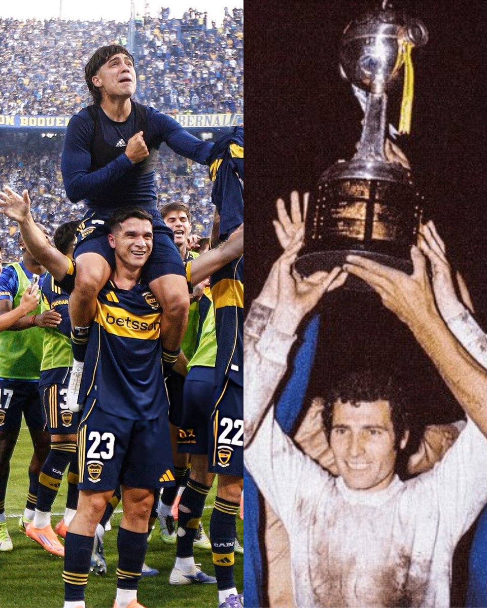 AnaIyticsCABJ's tweet image. 🇺🇾🏟️ Hoy se confirmó que la final de la Libertadores 2026 se jugará en Montevideo, el 28/11/2026.

🔙🏆 Allí Boca ganó su primera Copa Libertadores, ante Cruzeiro en 1977.

🗓️ Hoy 28/11, además, se cumplen 47 años de la segunda Libertadores de Boca.