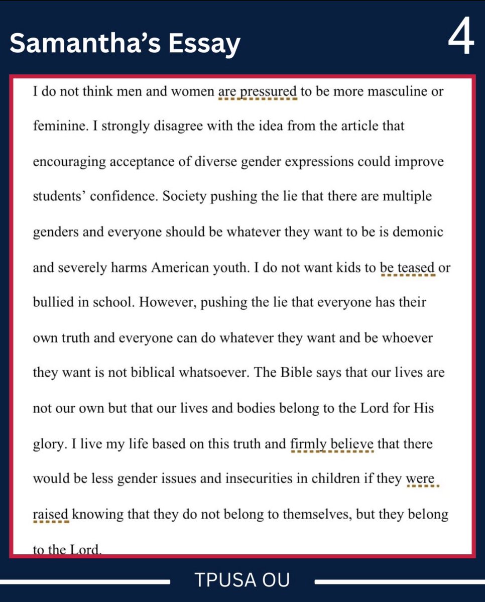 however bad you’re imagining this essay to be, it’s sooo much worse. cannot believe a college student wrong this. 0/25 seems somehow generous lmao