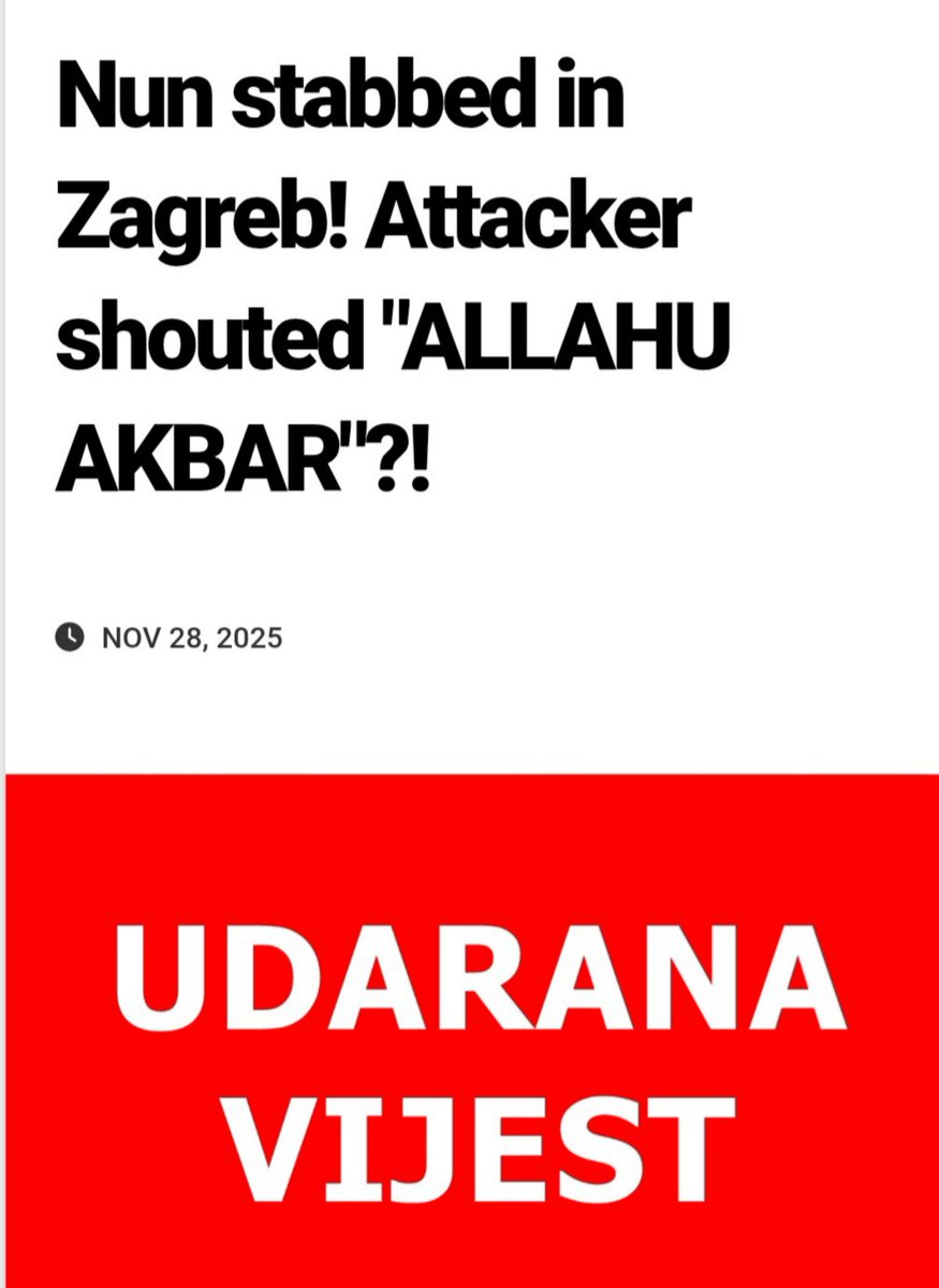 Voiceofisr's tweet image. These &apos;Allahu Akbar&apos; monsters murdered 1,200 Jews in one day. Now the same is happening in the Croatian capital, Zagreb, while the pro-Hamas NGOs and their moral &apos;police&apos; remain silent.