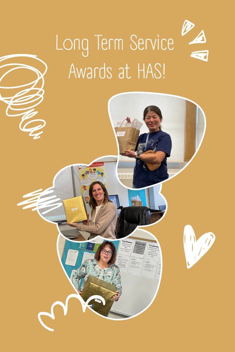 Congratulations to Mrs. Kana (5 years), Mrs. Kulak (10 years) and Mrs. Tarcon (20 years) for your years with LRSD!