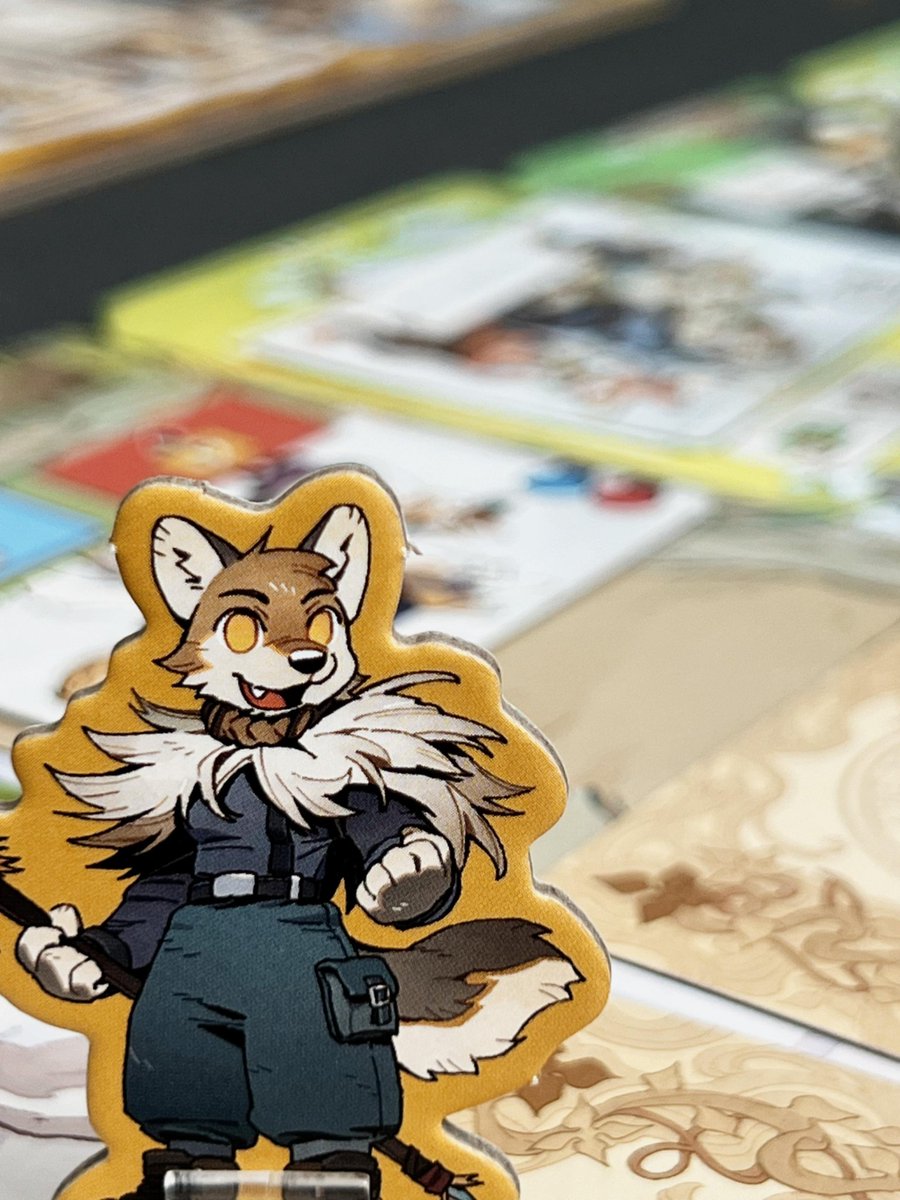 _SiyaStudio_'s tweet photo. An old - timer investigator, gear maker, and a great neighbor to the herders, Toshi is really good at using the handmade gear she made herself to deal with all sorts of emergencies. 
#furryartwork #furry #boardgame https://t.co/sMYmLySh5j