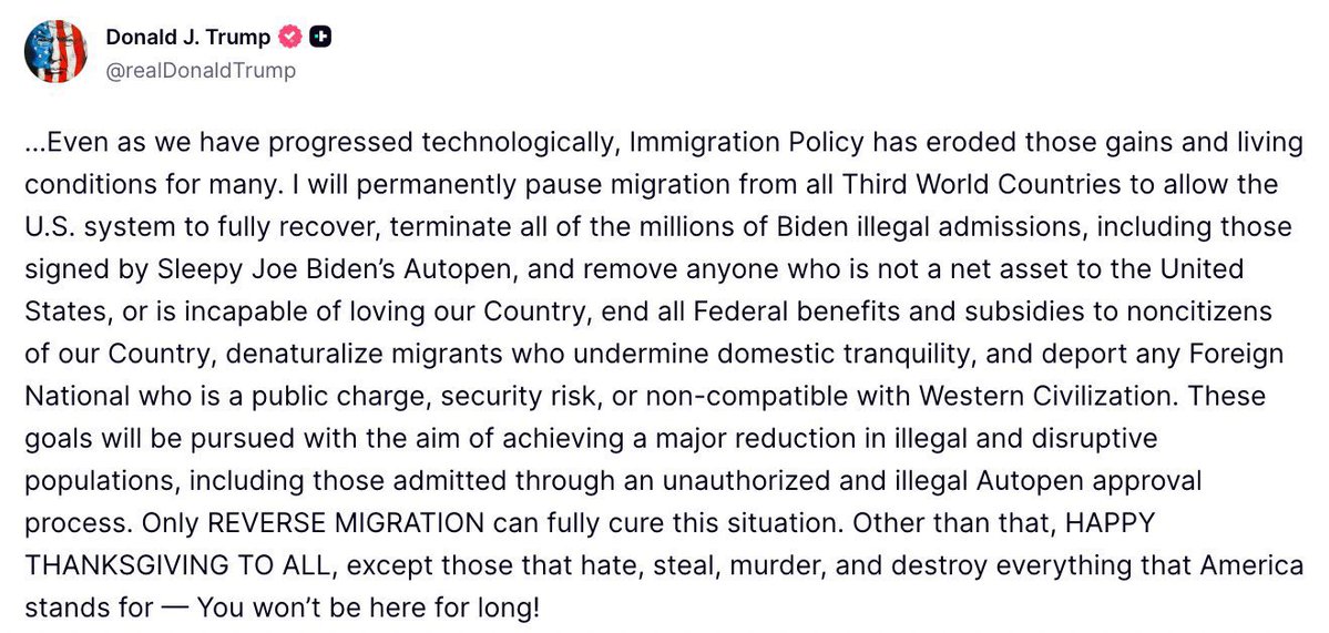 USDOL's tweet image. Four years of unrestrained migration has had devastating consequences for the American Worker.

Wages dropped, jobs for native-born Workers disappeared, and many Americans were robbed of their chance to achieve the American Dream. 

Through tough, America First leadership, @POTUS…
