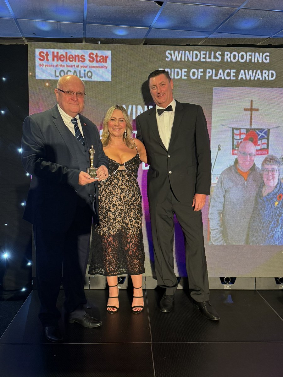 And the Winners of the Swindells Roofing Pride of Place Award

Is 

Christ Church Haydock
