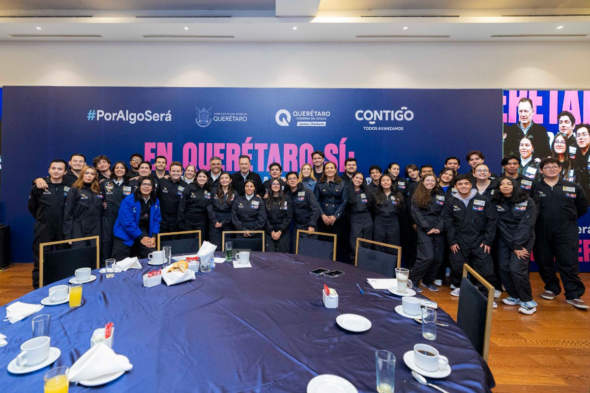 🚀Destacan estudiantes queretanos con proyectos para el sector aeroespacial 🌌

El gobernador, Mauricio Kuri, encabezó una reunión con las y los 35 jóvenes que participaron en el International Air &amp; Space Program (IASP). 🛑✨

Conoce más aquí 👉wp.me/p8iMZT-10qH#Qu…