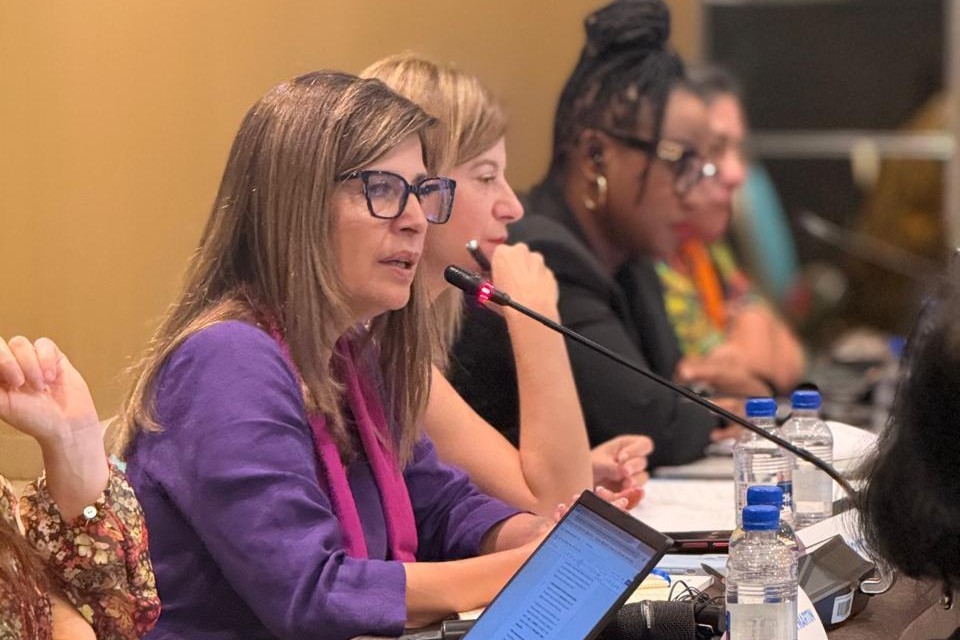 idea_int_pa's tweet image. 🇵🇦 #WYDEWomenLeadership. Directora regional Marcela Ríos (@mriost) en el panel: Estrategias y lecciones aprendidas para prevenir y mitigar la violencia contra las mujeres en política.
&quot;La violencia en línea es un desafío crítico para la democracia&quot;. 
#DiálogoRegional 
#IDEA30Años