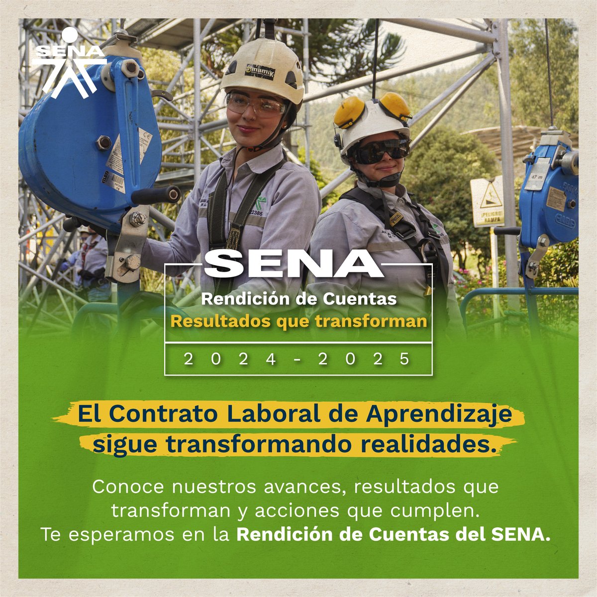 sena_guaviare's tweet image. 💚Juntos llegamos más lejos: construimos alianzas que impulsan el desarrollo, potencian el talento y convierten grandes metas en realidades.

#SENARindeCuentas2025