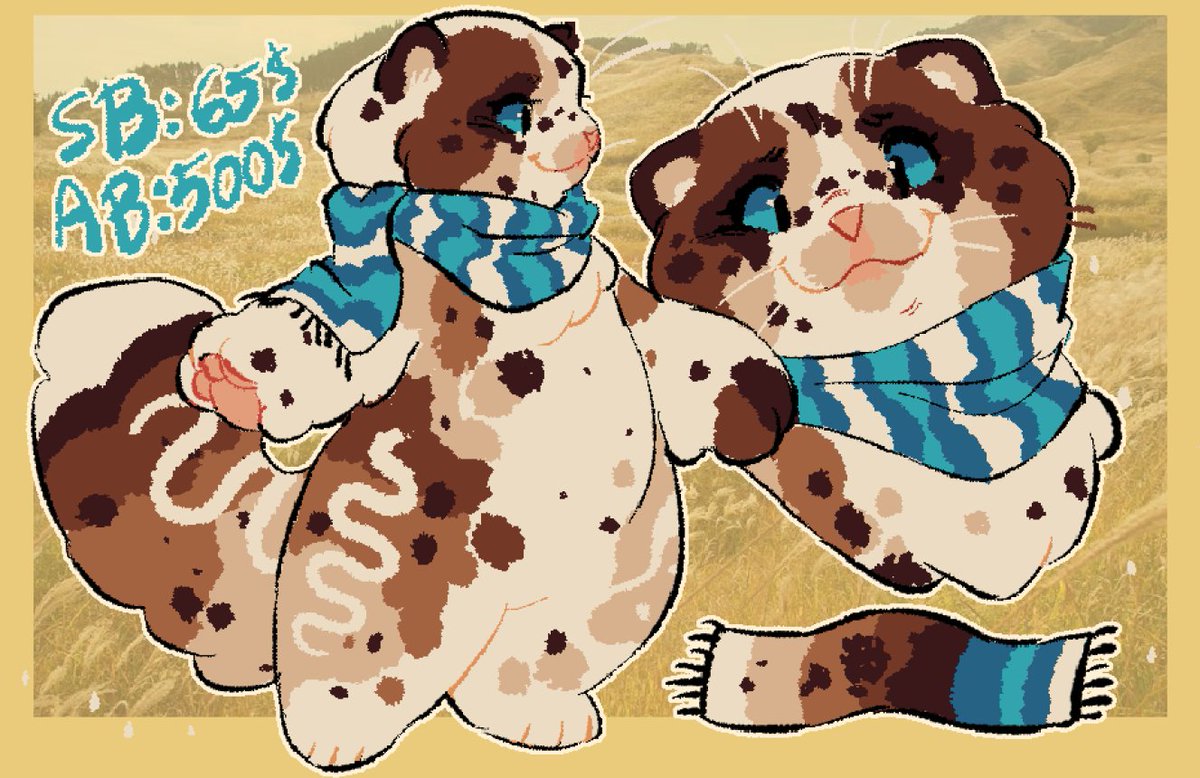 MOCHA CALICO ADOPT!! 

bid in comments or dms, rts help a lot!!
