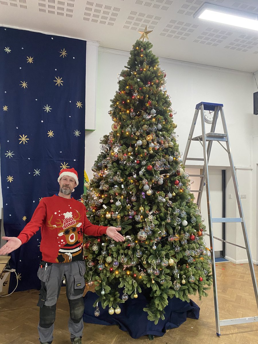 Christmas is always a special time at our school. Today, we kicked off festivities by singing carols whilst decorating our school 🌲.  Baubles made by the children hang to represent our coming together…in hope, joy, peace and love during Advent
#schoolfamily