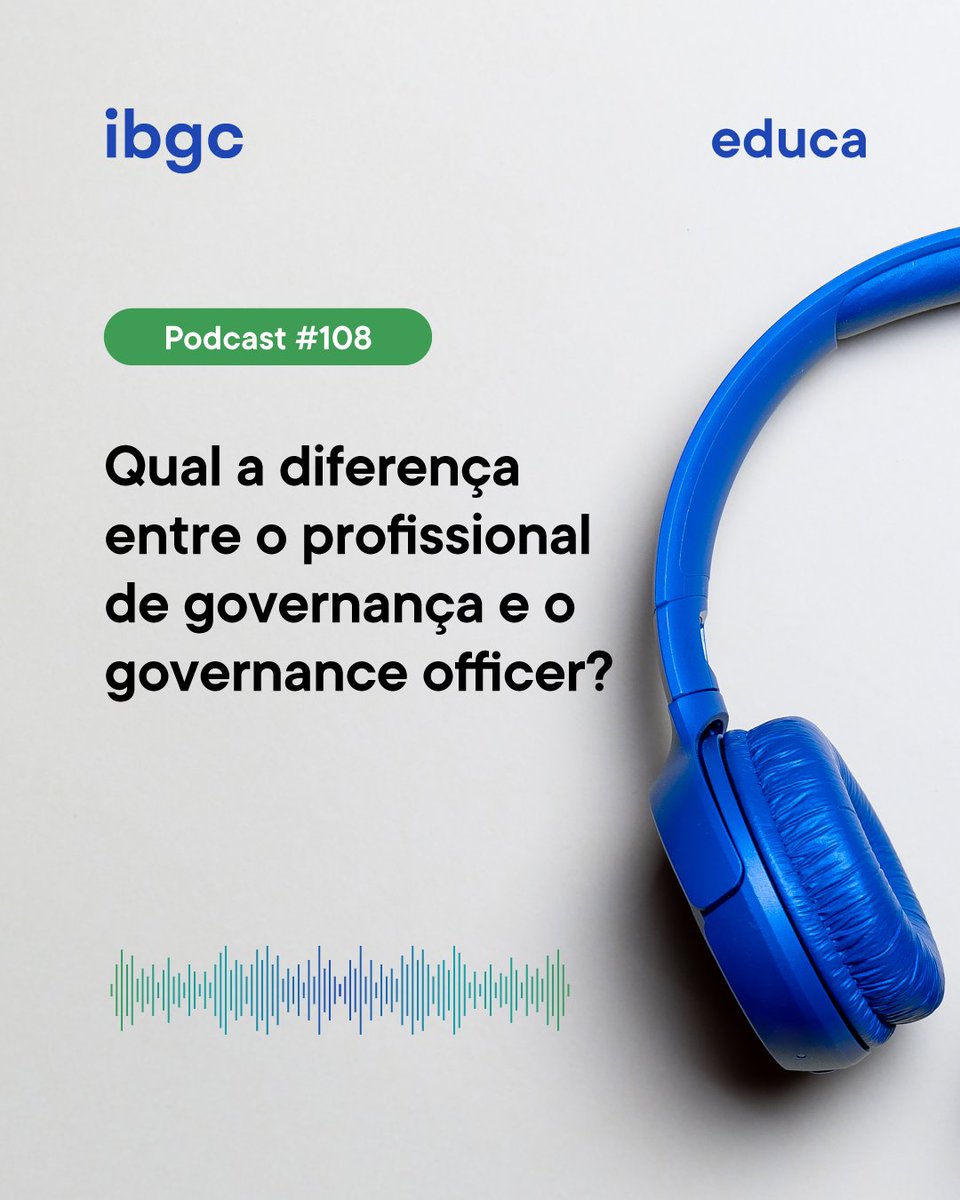O podcast Educa desta semana traz em pauta um assunto interessante: as atividades desenvolvidas por profissionais que atuam na área de governança ou estão na posição de governance officer. Confira o bate-papo:
open.spotify.com/episode/3hsWDg….
