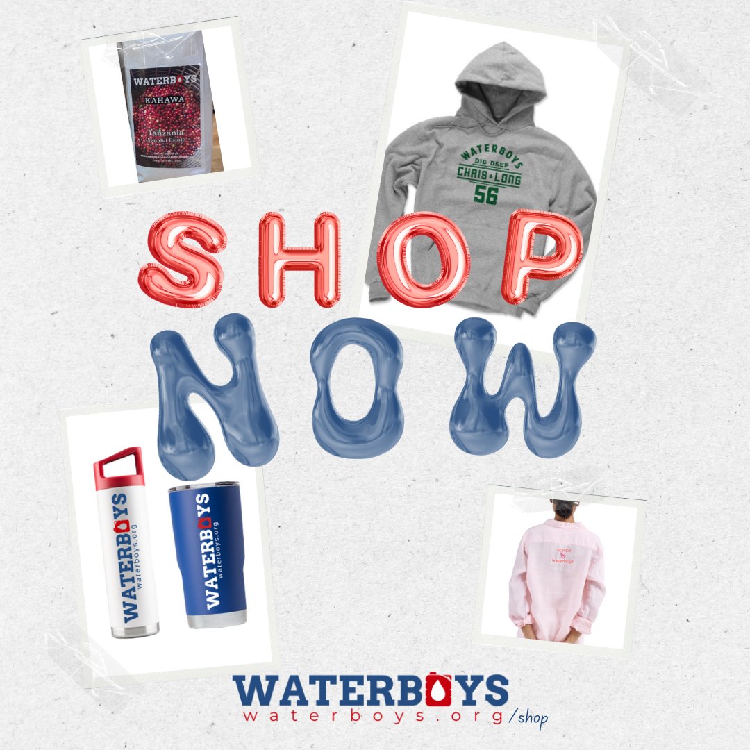 It's Black Friday!

Check out the Waterboys shop at waterboys.org or by clicking the link to view cool swag and apparel! All proceeds support our programs.

#BlackFriday #Shop #Swag #Apparel