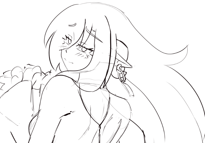 WIP of Sophie 💐🐲