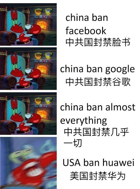 🇨🇳 It's incredibly unfair. China bans all of our apps from the United States, Japan, etc. and yet we can't ban their propaganda outlets?