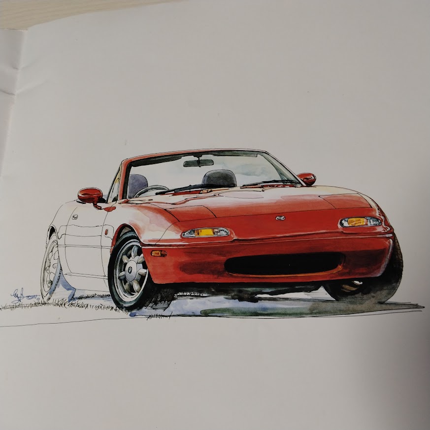 sindenj7's tweet image. だれもが、しあわせになる
＃EUNOS　＃ロードスター　＃福音