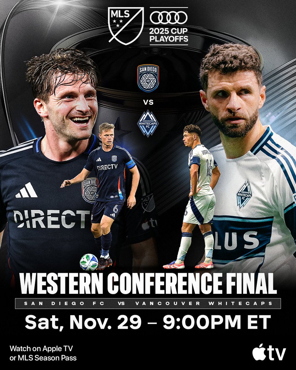 MLS's tweet image. Who will be the best in the West? 🥇

📺 Apple TV (9pm ET): apple.co/43Q80KW