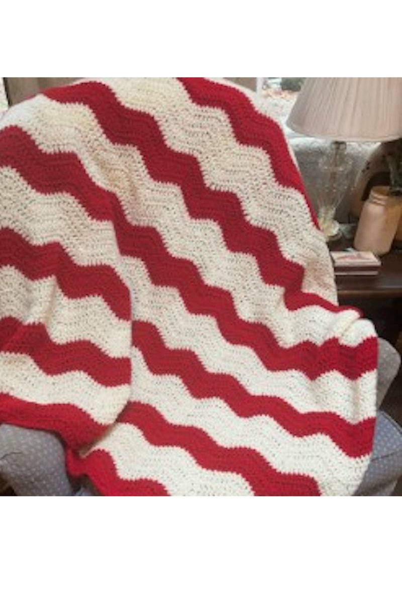 carrowaycrochet's tweet image. Classic Ripple Christmas Afghan Beginner Friendly Pattern, Festive Holiday Throw Blanket – Quick &amp;amp; Cozy Pattern etsy.me/4pB008N via @Etsy