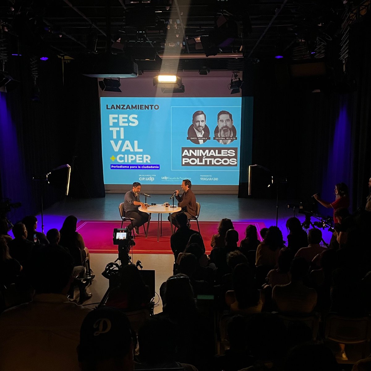 cip_udp's tweet image. Damos por iniciada la 5ª versión del #FestivalCiper 🎉
Nos acompañan Daniel Matamala y Cristóbal Bellolio, con un capítulo del podcast Animales Políticos en vivo.