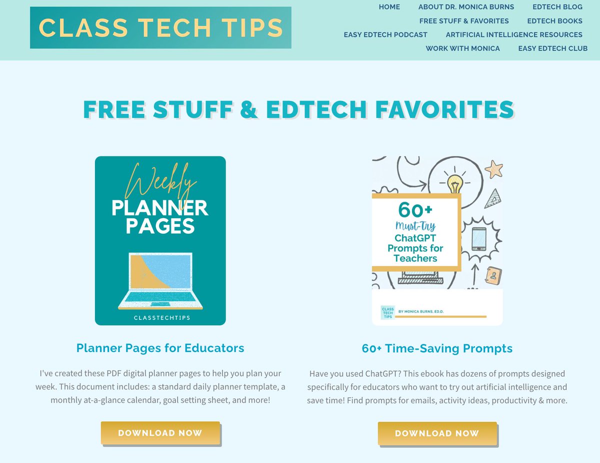 ClassTechTips's tweet image. 🍭It&apos;s #BuyNothingDay and I have a treat for you!

 🎁 Check out my collection of EdTech freebies for teachers

🌟 Grab FREE resources to get organized, inspired, &amp;amp; save time now

 classtechtips.com/free-stuff-fav…
