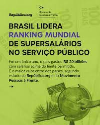 _jorgetaga's tweet photo. 🚨  #Supersalarios  😡
Brasil lidera ranking internacional de supersalários.
Estudo realizado pelo https://t.co/1XLHjyxW7z mostra gasto de R$ 20 bilhões em um ano, com remunerações e benefícios que ultrapassam o teto constitucional.
👁️‍🗨️ https://t.co/MyNqOxwx0F https://t.co/yE001pujJK