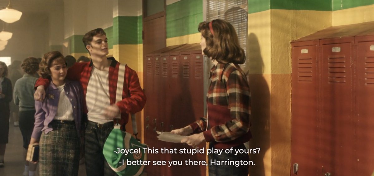 girlwreckage's tweet image. two generations of a harrington and a byers annoying the fuck out of each other