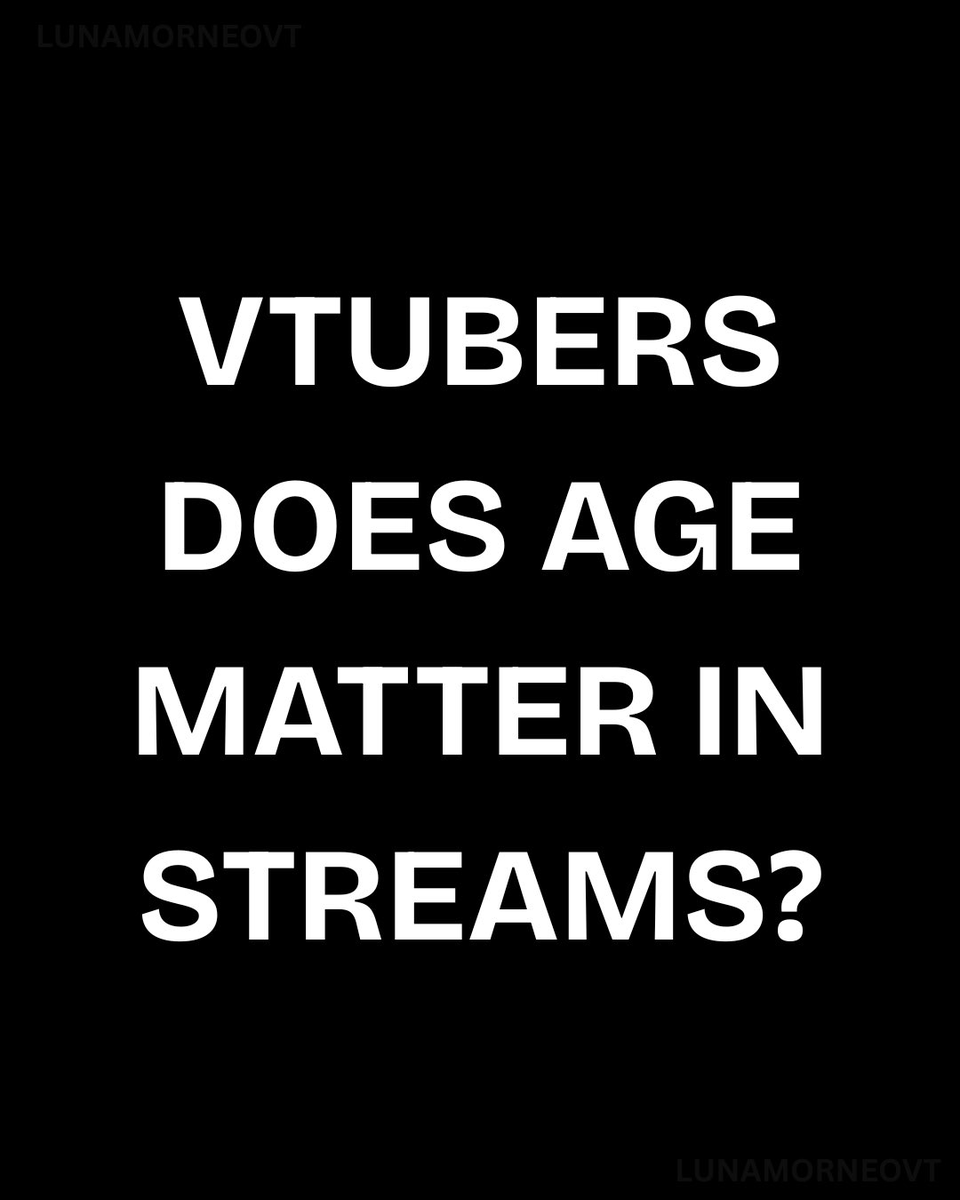 VTubers!! Tell me, does it matter, and if it does, how much does it matter? 🥺