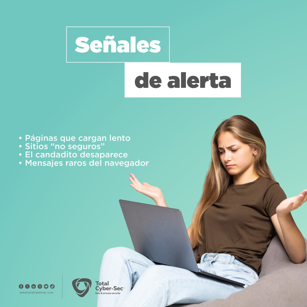 totalcybersec's tweet photo. 💀 Si alguien se mete “en medio” de tu conexión… no es cupido, es un #Ciberdelincuente.
Protégete y mantén tu conexión blindada 🔐Conoce más sobre los #Ciberataques a través de nuestras redes sociales.
#ManInTheMiddle #TotalCyberSec #Ciberseguridad https://t.co/lQbxTilPMX