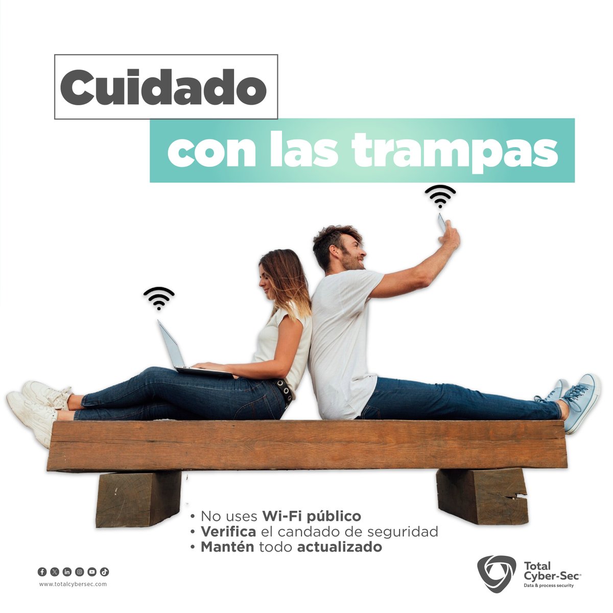 totalcybersec's tweet photo. 💀 Si alguien se mete “en medio” de tu conexión… no es cupido, es un #Ciberdelincuente.
Protégete y mantén tu conexión blindada 🔐Conoce más sobre los #Ciberataques a través de nuestras redes sociales.
#ManInTheMiddle #TotalCyberSec #Ciberseguridad https://t.co/lQbxTilPMX