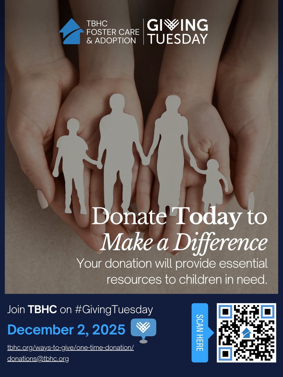 It's #blackfriday - which means #GivingTuesday is only 4 days away! Your generous contribution to TBHC ensures adoption stories like the one below become a reality. Donate online today @ tbhc.org/donate
#givingtuesday #giveback #adoptionawareness #makeadifference