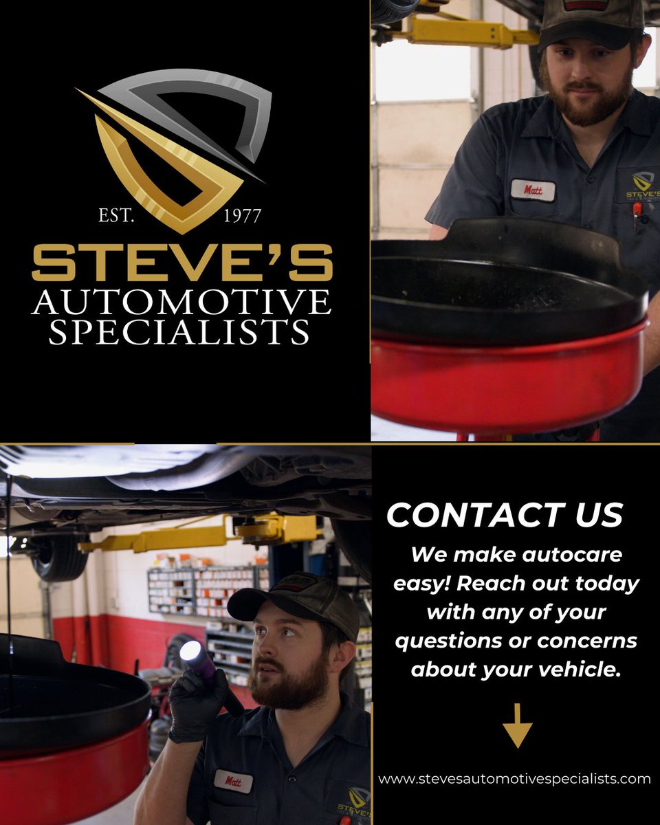 StevesAutoSandy's tweet image. What do we consider when we are choosing which oil to use for your vehicle? 🛢️🤔
Check out the post below to see some of the factors and why we keep them in mind when we service your vehicle. 👇
#autocaremadeasy #stevesautomotive #oilchanges #oil  #oilchangefriday