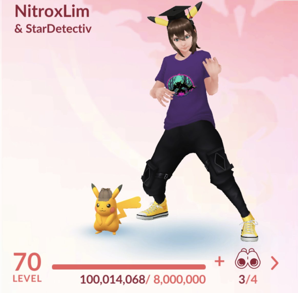nitroxlim's tweet image. 100 million XP #pokemongo