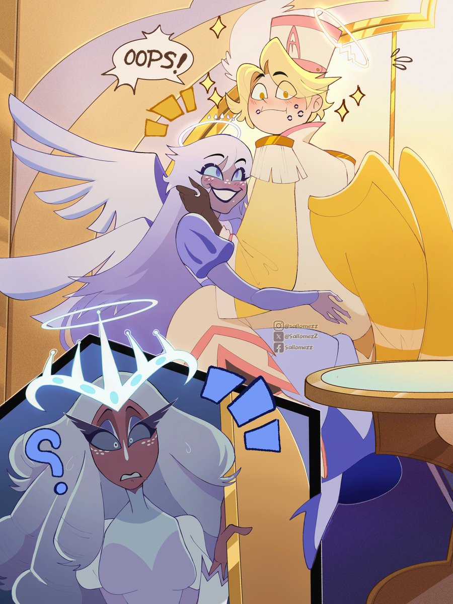 He made an angel sin 😱🩵💛
#HazbinHotel #Abel #Emily