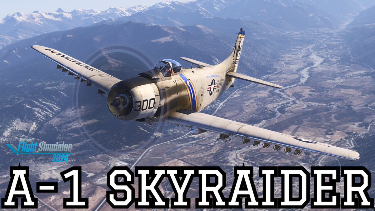 Dreamsofwings1's tweet image. New Video

youtu.be/0iq8FSBF-hw?si…

Taking a look at the new Miltech @blackbirdsims A-1 Skyraider for @MSFSofficial 

#a1skyraider #warbird #flightsimulator #aircraft #avgeek