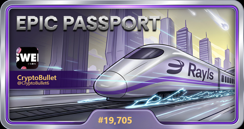 The Rayls manifesto just went live. The early passports are disappearing fast! Get yours before the train leaves the station.

#19,705!

 raylsmanifesto.com