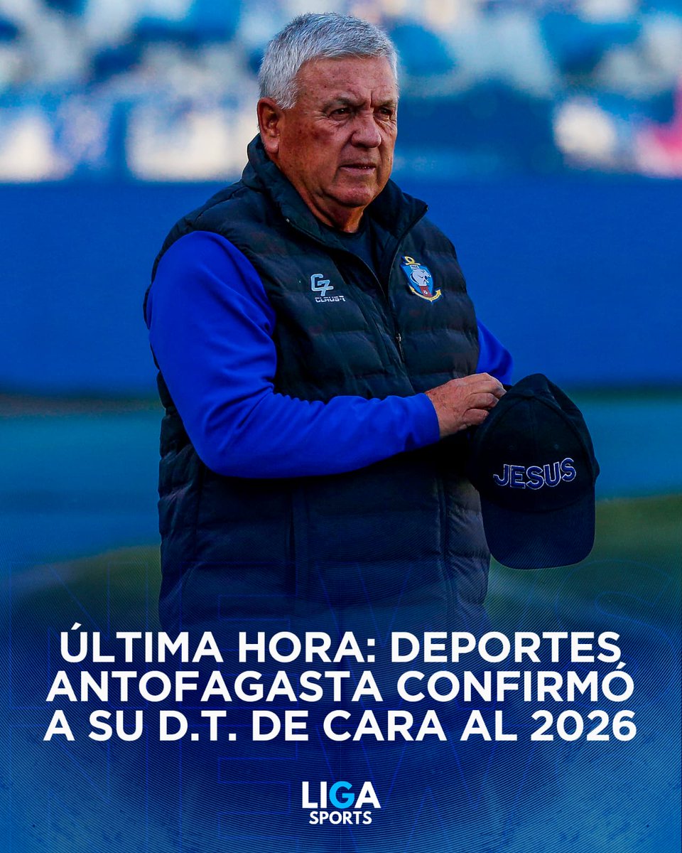 ¡Luis Marcoleta continúa al mando de los Pumas! 🐾💙
El DT llegó a un acuerdo para seguir liderando a <a href="/ClubAntofagasta/">C.D. Antofagasta</a> durante la temporada 2026,  ratificando la confianza en su proyecto deportivo y en la continuidad del proceso.
¿Te gusta la decisión? 👀👇