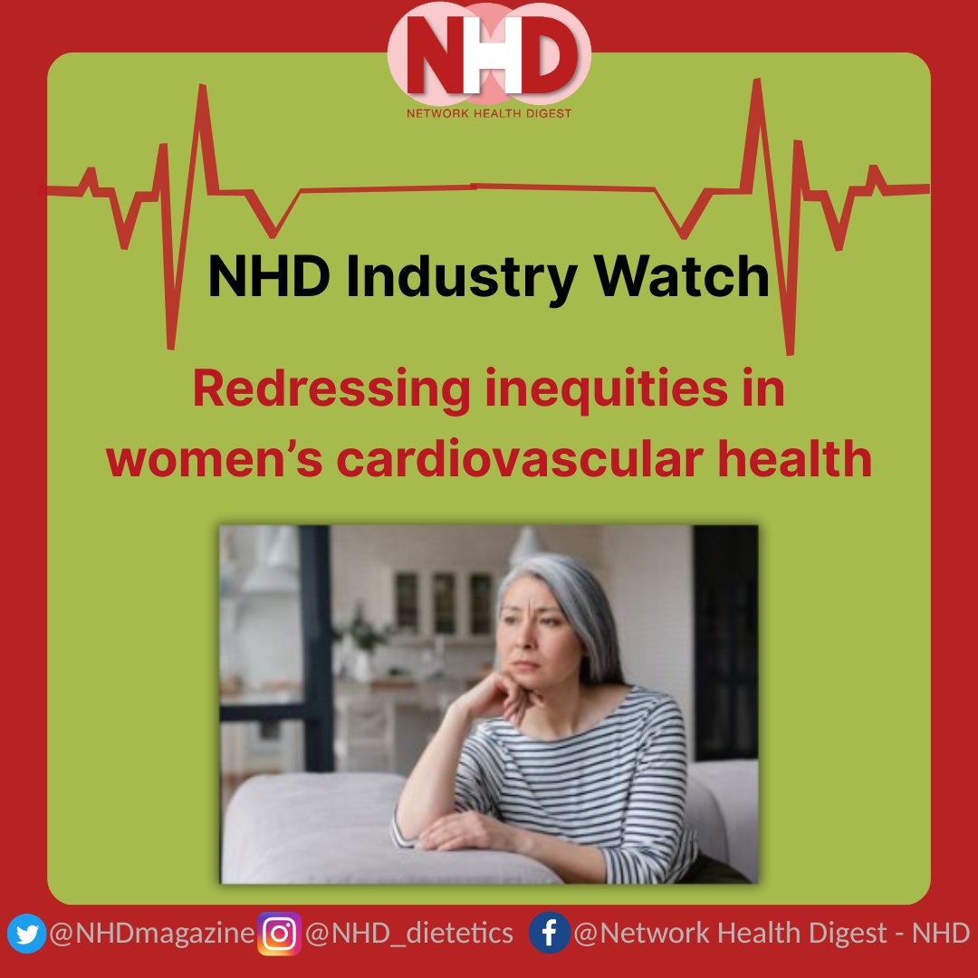 NHDmagazine's tweet photo. 📰 NHD Industry Watch 📰

Women have an increased likelihood of underdiagnosis and undertreatment of heart and circulatory disease and are underrepresented in research studies compared to men

@BDA_Dietitians @BDA_CVD @AfN_UK_ @TheBHF @bmj_latest @heartukcharity @WomensHealthMag https://t.co/XiWJrLzlCy