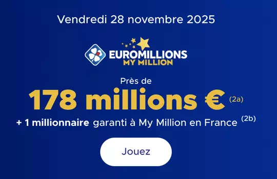 AlertesInfos's tweet image. 🚨🇫🇷💸 ALERTE INFO | Le jackpot de 178 millions d’euros de l’EuroMillions a été REMPORTÉ... par un Français. (BFMTV)