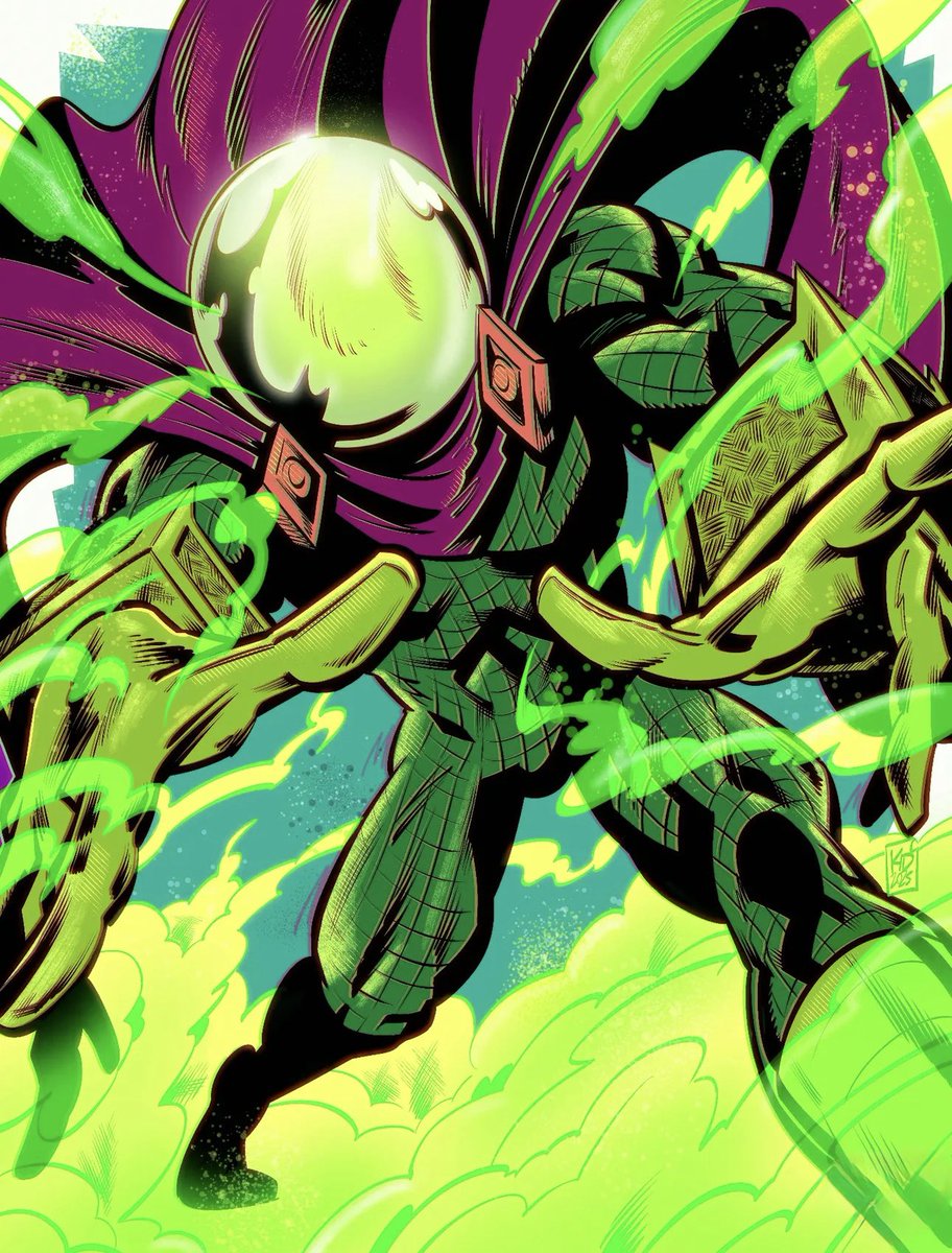 SpidermanNotes's tweet image. Mysterio by Gildo Kid Salinas