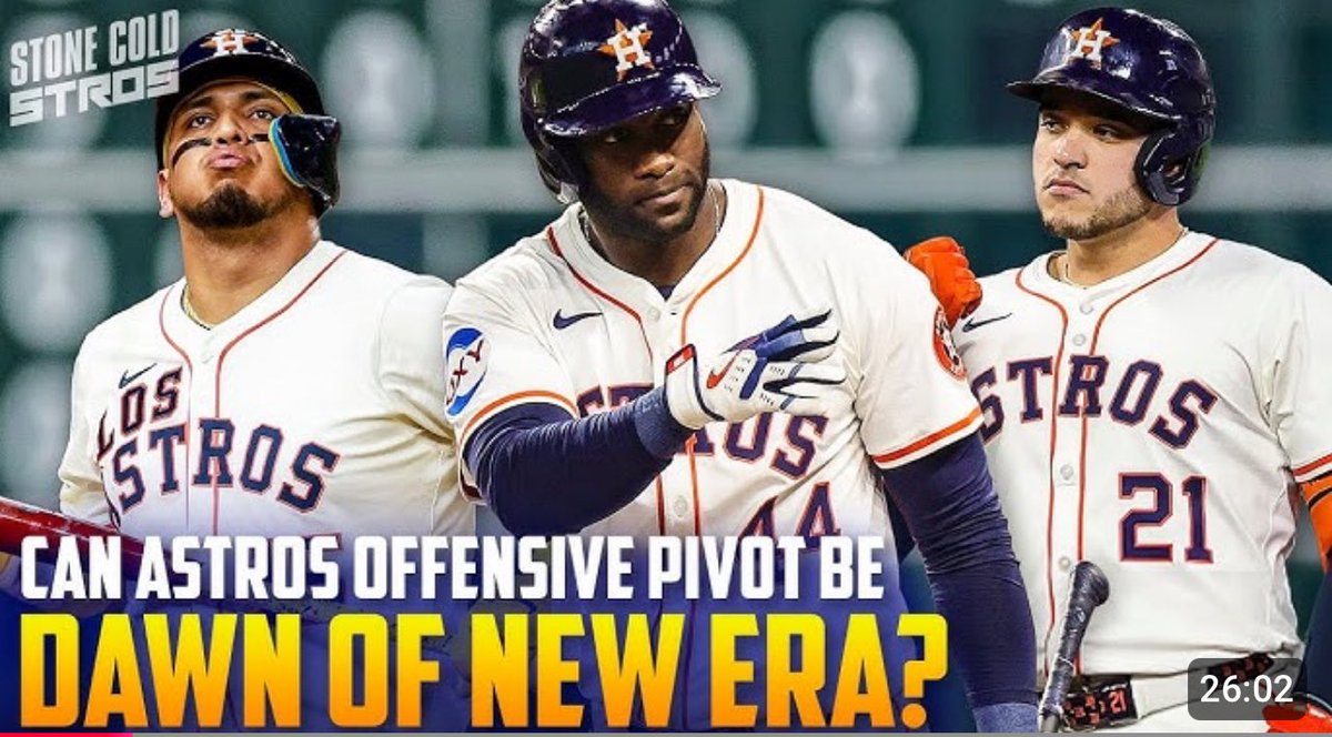 JoshJordanSCS's tweet image. How #Astros offensive PIVOT could add much needed structure, cutting-edge strategies! 🤓
m.youtube.com/watch?v=LJ02Zo…