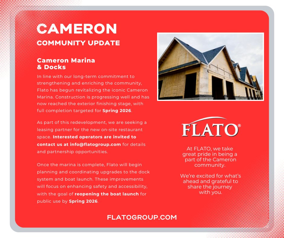 FlatoDev's tweet image. Steady progress at the Cameron Marina and Docks!

Each milestone brings us closer to a beautiful new waterfront space.

#cameron #marina #flato