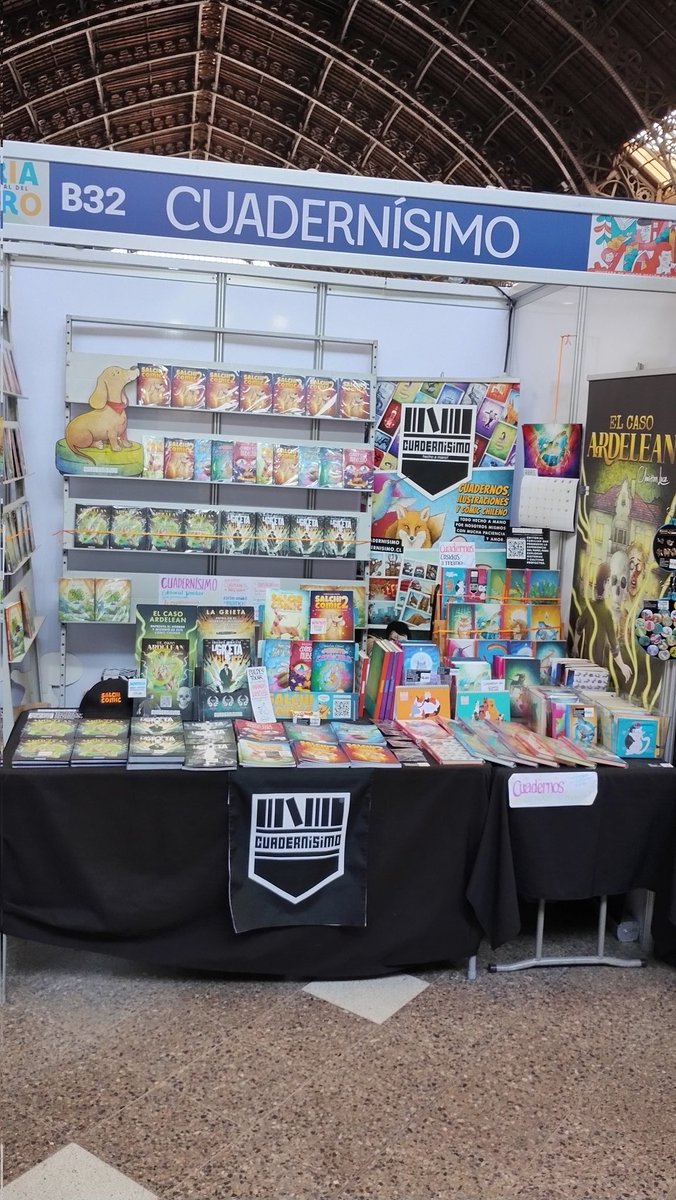Octava jornada de FILSA!!!
Te espero hasta las 20:30hrs con todos nuestros productos, Salchi Cómic, La Grieta, El caso Ardelean, cuadernos y agendas!
📍 <a href="/EstacionMapocho/">Centro Cultural</a> metro Puente Cal y Canto
🗓️ Hasta este domingo de 11 a 20:30hrs
🎟️ $4.500
FIRMA DE CÓMICS Sábado y domingo!