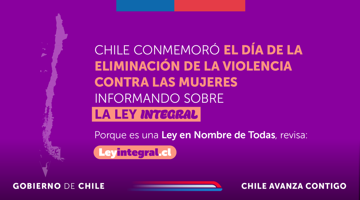 ¡Esta ley también lleva tu nombre! 💜 La #LeyIntegral es #UnaLeyEnNombreDeTodas, porque permite la supervisión judicial para el cumplimiento de las medidas cautelares, considera sanciones a quienes publiquen contenido íntimo sin consentimiento y otras acciones.