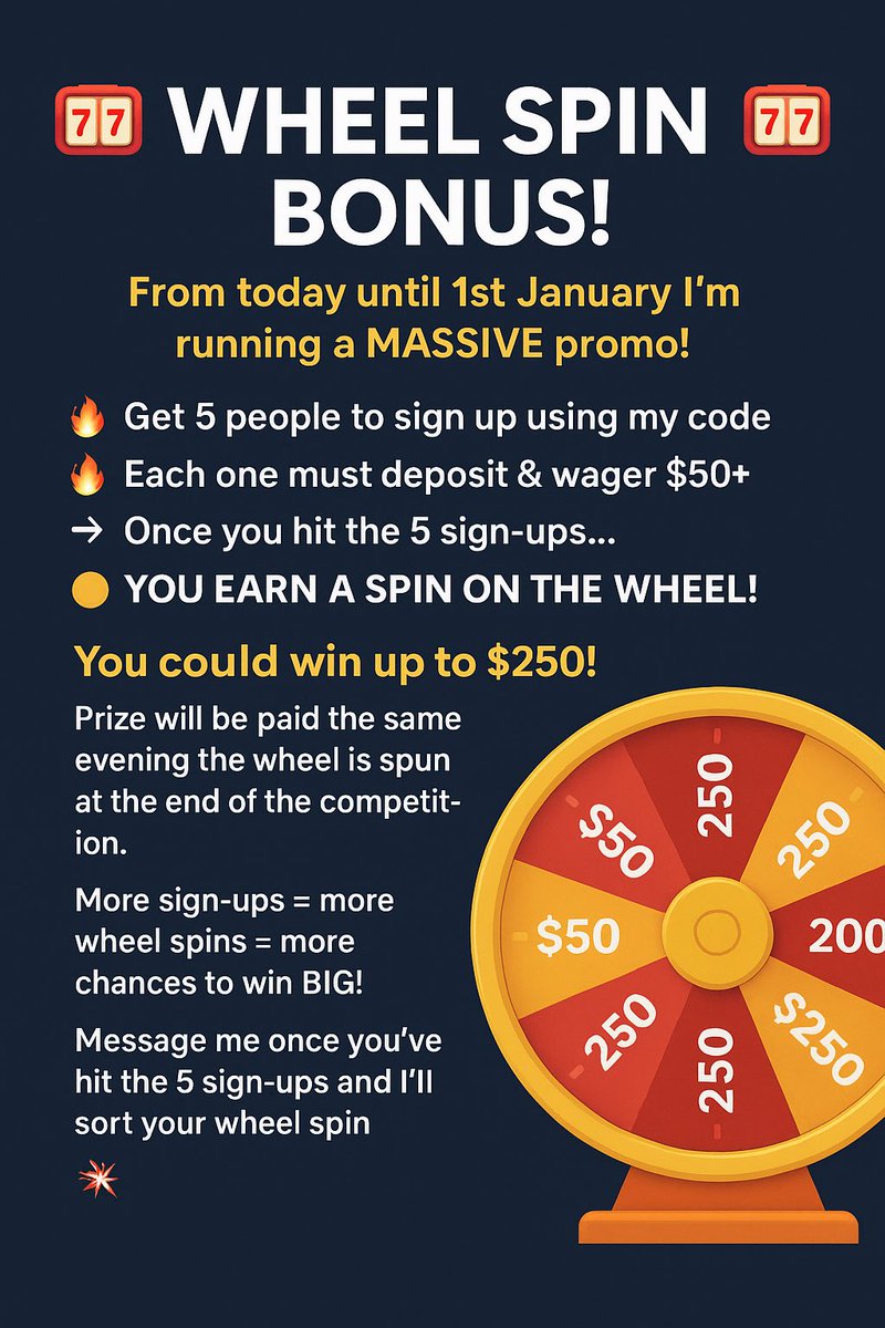 Free cash for Xmas 

discord.gg/NMde5mpevT

hype.bet/wheeliegoodgam…