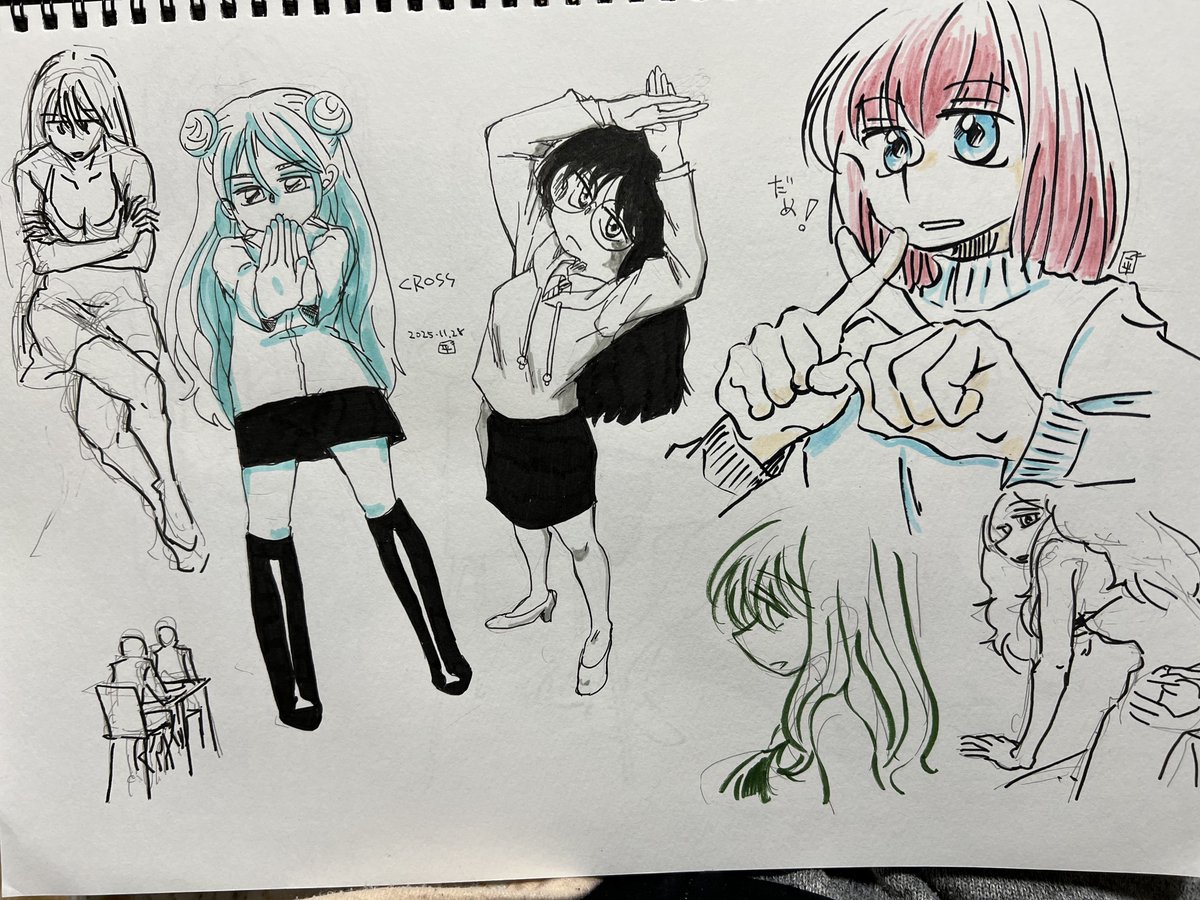 色々落書きしてた 