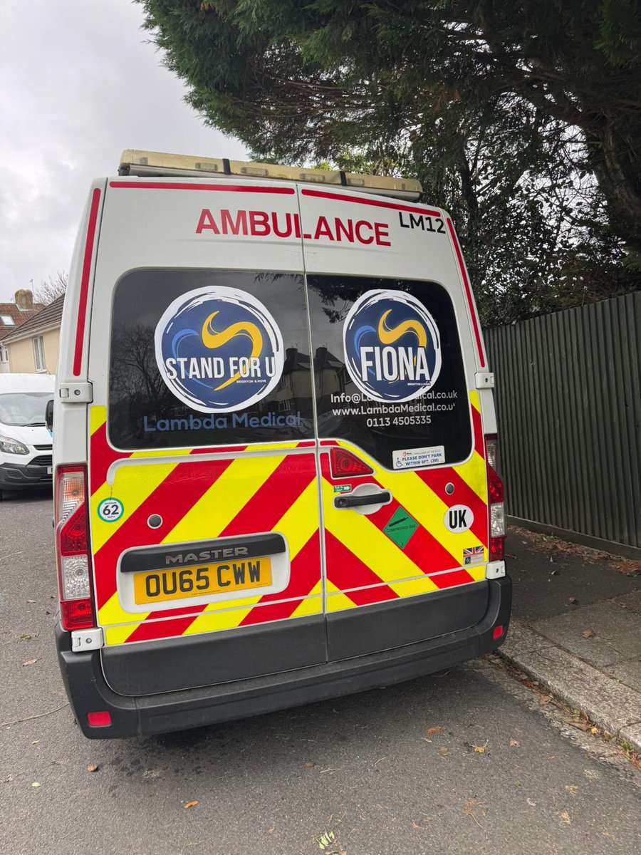 Very humbled and honoured to know that this ambulance is already saving lives in evacuation missions in Kharkiv. #SlavaUkraïni 💙💛🇧🇧