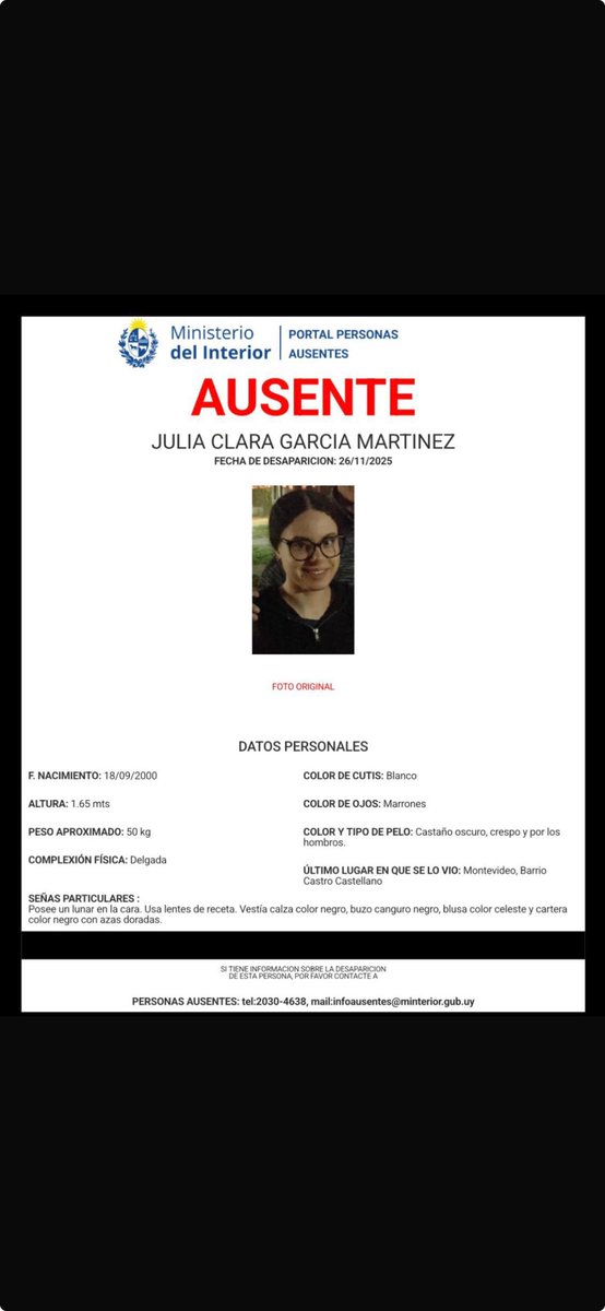 Favor difundir!