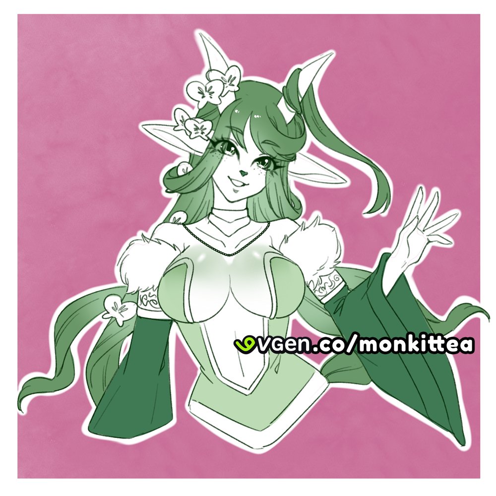 { Monochrome Sketches Commissions }  
Thank you so much for the support! 
This Sketch Commission is always available on my vgen!   

 #VGen #VGenComm #VGenComms