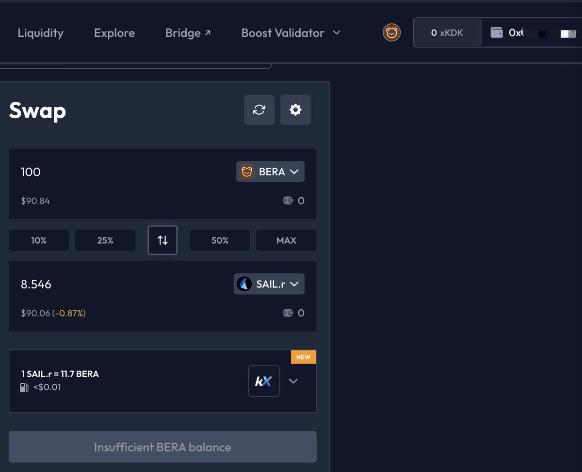 SailRWA's tweet photo. How to buy $SAIL.r on @KodiakFi  — step by step 🐻
1️⃣ Go to https://t.co/tT7k6c9BgS
2️⃣ Click “Connect Wallet”
3️⃣ Select your wallet and connect
4️⃣ In the swap panel, choose $BERA or $HONEY as the token you pay with
5️⃣ Select $SAIL.r as the token you receive
6️⃣ Enter the amount of $SAIL.r you want to buy
7️⃣ Click “Swap”
8️⃣ Confirm the transaction in your wallet
9️⃣ Once confirmed, you’ll see $SAIL.r in your Berachain wallet ✅