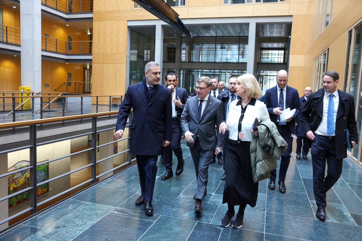 Minister of Foreign Affairs <a href="/HakanFidan/">Hakan Fidan</a> visited the Federal Parliament building with Johann Wadephul, Federal Minister for Foreign Affairs of Germany, during his visit to Berlin.