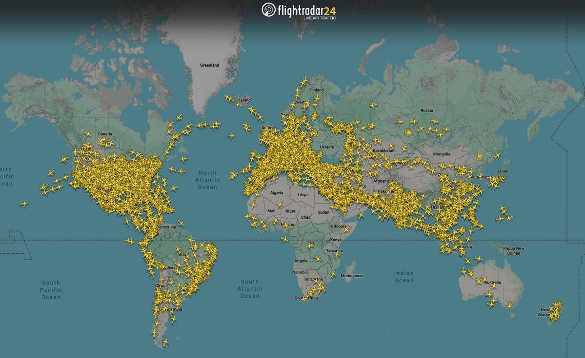 flightradar24's tweet image. “Analysis... has revealed that intense solar radiation may corrupt data critical to the functioning of flight controls.

Airbus... identified a significant number of A320 Family aircraft currently in-service... may be impacted.”

Currently ~3,000 airborne A320 family aircraft.