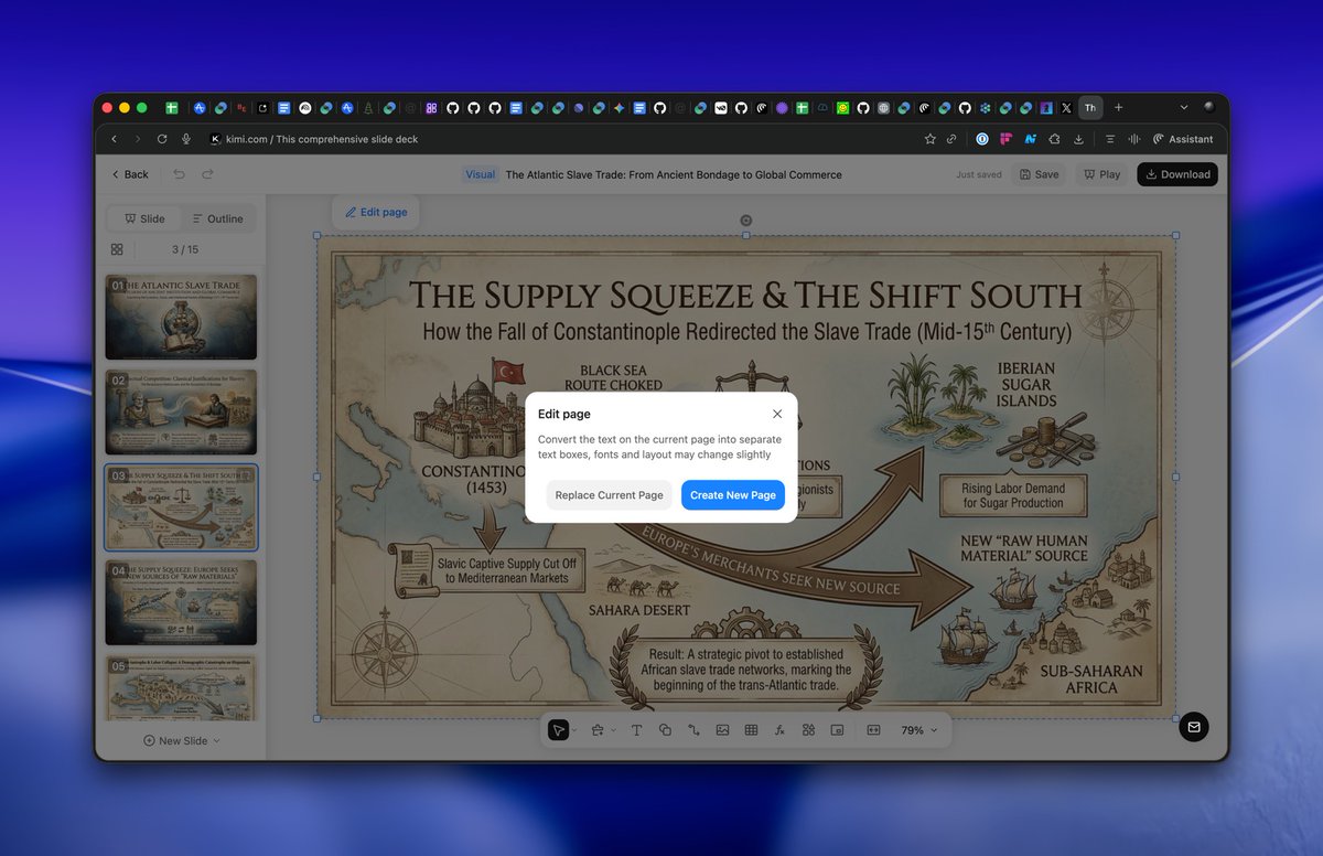 Époustouflant.
J'ai partagé avec Kimi le podcast BLITZ Hardcore History sur l'esclavage, et cela a donné lieu à une pr
