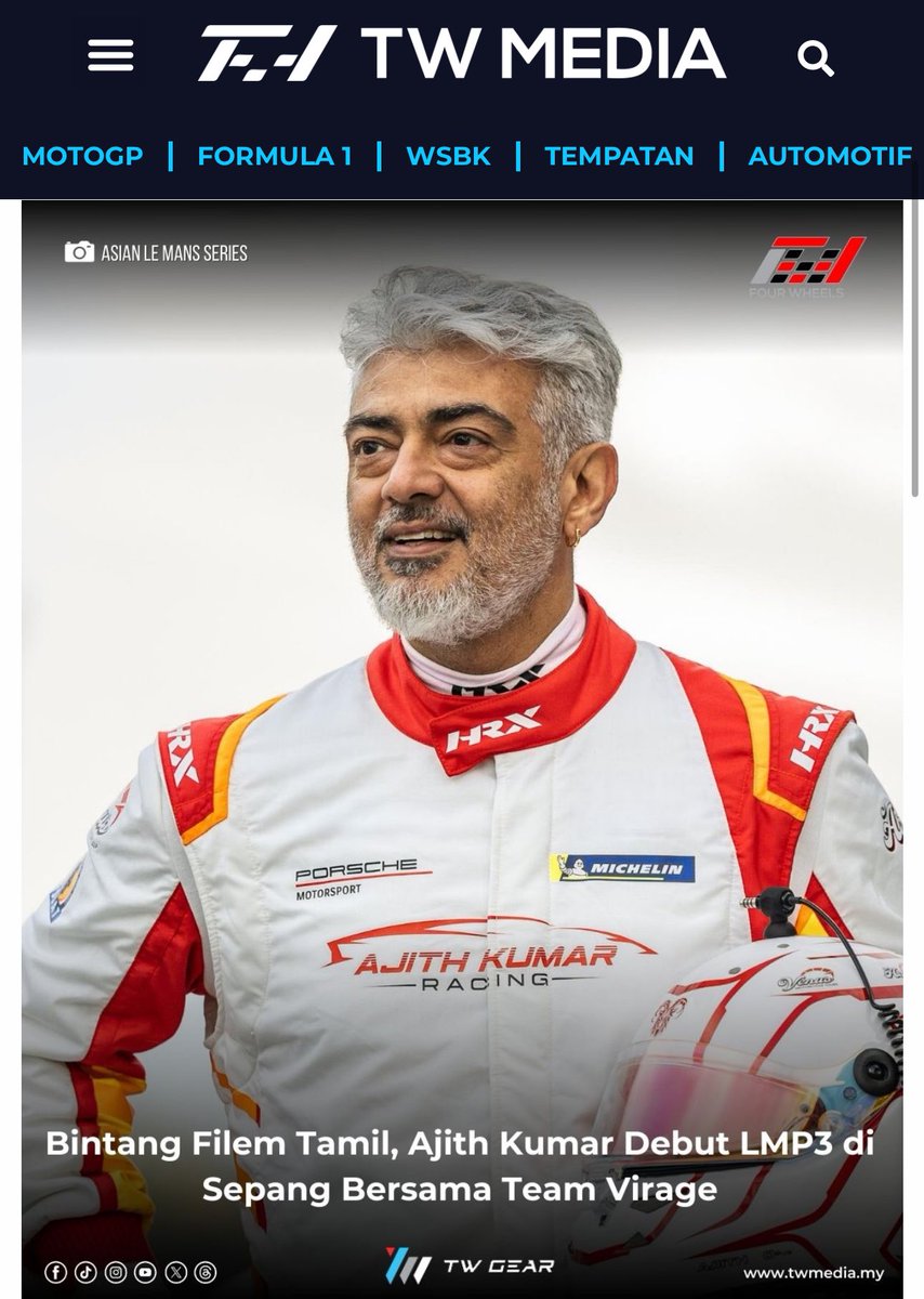 WorldwideThala's tweet image. Malaysian motorsports media 🤯
The Hype Is Real 🔥🔥🔥🔥

#AjithKumar #AjithKumarRacing